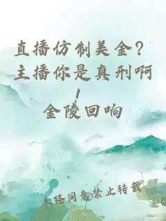 直播仿制美金？主播你是真刑啊！